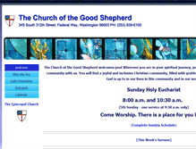 Tablet Screenshot of goodshepherdfw.org